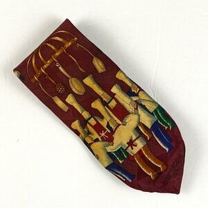 Tabasco Mens Chefs Kitchen Fish Neck Tie Licensed Peppers Wine Food Silk Necktie